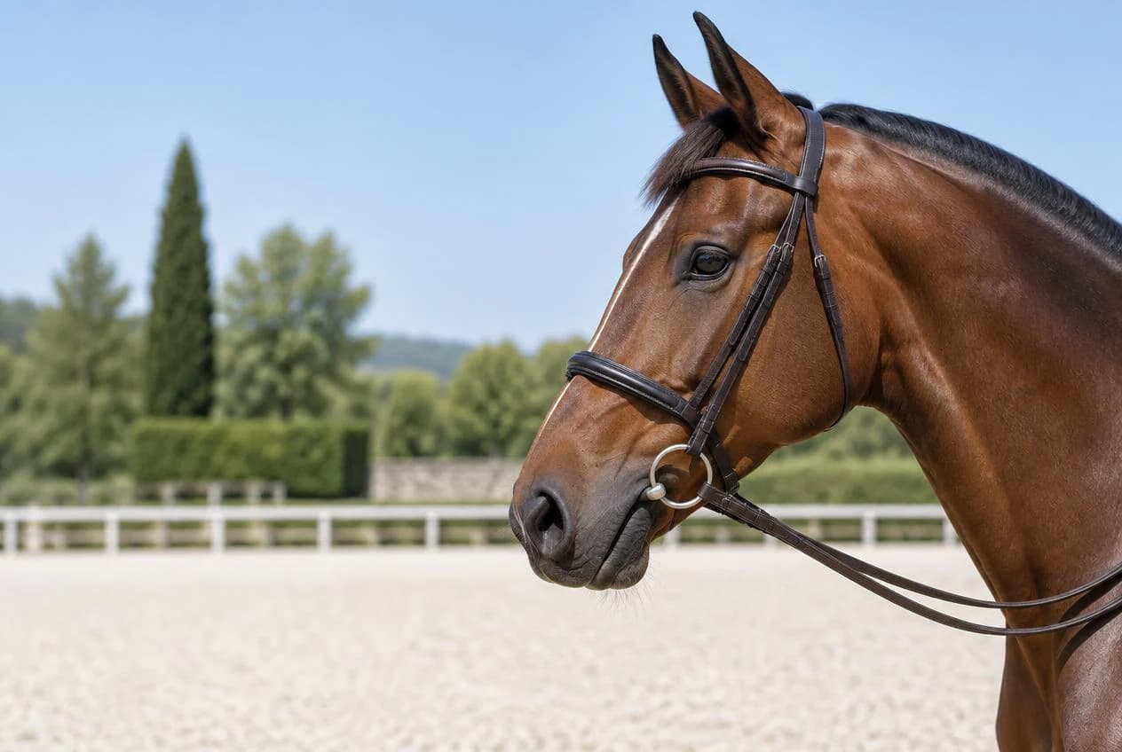 Horses, shared equestrian life and riding; AI-generated equestrian illustration, not an actual venue or person